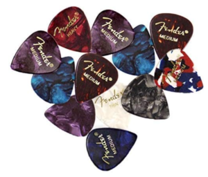 Fender guitar picks.