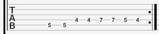 Lead guitar riff 2