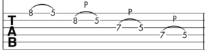 Pull offs. Pentatonic scales